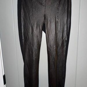 BCBGMAXAZRIA Black Faux Leather Legging NEW WITH TAGS